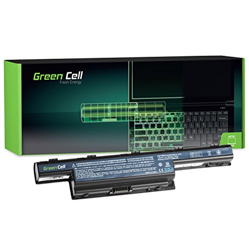 Green Cell® Extended Serie Batería para Acer Aspire 5551 5552 5733 5741 5741G 5742 5742G 5742Z 5749 5749Z 5750 5750G 5755G Ordenador (9 Celdas 6600mAh 10.8V Negro)