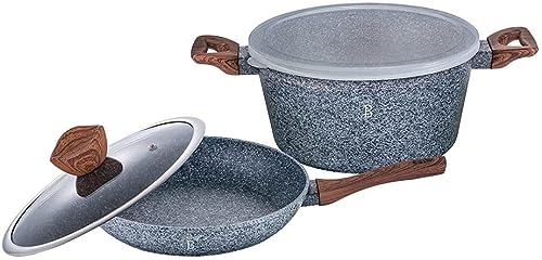 Berlinger HAUS FOREST LINE BH-6199 - Batería de cocina (4 piezas, cacerola y sartén, 24 cm)