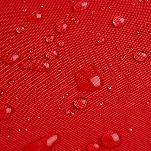 Breaker Teflón Color rojo- A prueba de viento, repelente al agua - Poliéster, lona